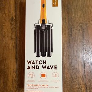L'ange Triple Barrel Waver - Orange and Black